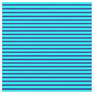Blau- und Cyan-farbenes Linse-/Streifenmuster Stoff