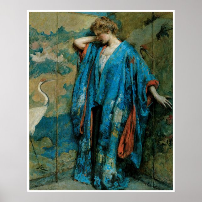 Blau und Gelb, 1910, Robert Reid Poster (Vorne)