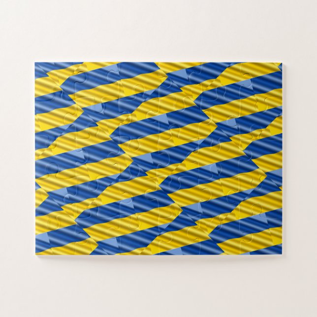 Blau und Gelb Ukraine Inspiriert Frieden gegen den (Horizontal)