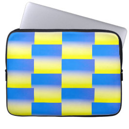 Blau und Gelb Ukraine Inspiriert Frieden gegen den Laptopschutzhülle