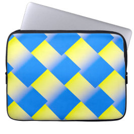 Blau und Gelb Ukraine Inspiriert Frieden gegen den Laptopschutzhülle