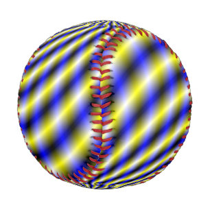 Blau und Gelb wirbeln Baseball