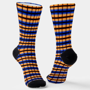 Blau und Gold Socken