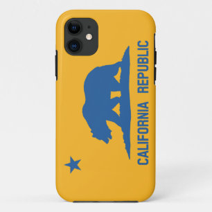 Blau-und Goldkalifornien-Republik-Flagge Case-Mate iPhone Hülle