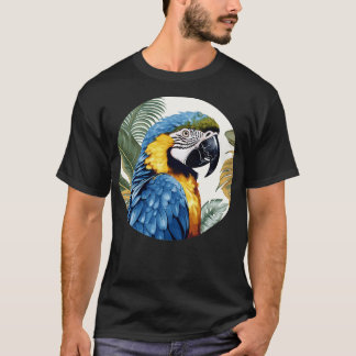 Blau und Goldmaka 5 T-Shirt