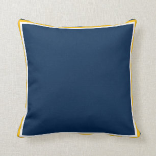 Blau-und GoldWurfs-Kissen Kissen