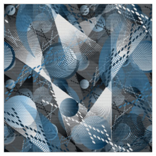 Blau und Grau. Abstraktion. Stoff