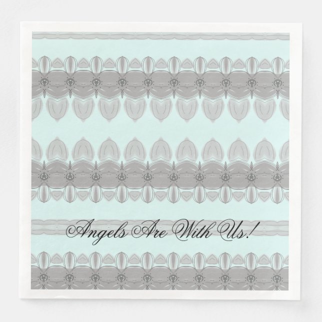 Blau und grau des Pulvers Serviette (Vorderseite)