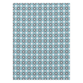 Blau und Grau Muster Tischdecke