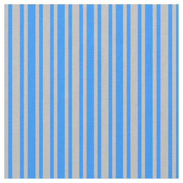 Blau- und Graumuster (Streifen/Linse) Stoff (Nahaufnahme)