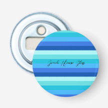 Blau und grün gestreift