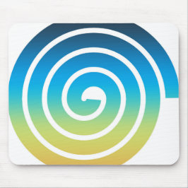 BLAU UND GRÜN MOUSEPAD