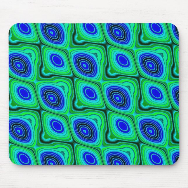 blau und grün mousepad (Vorne)