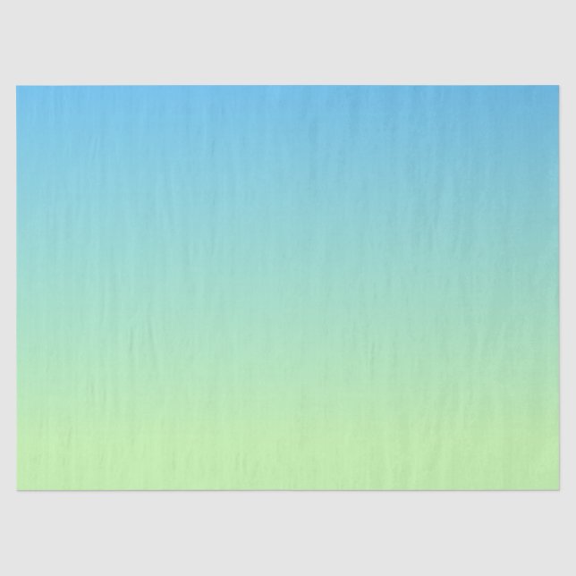 Blau und Grün Seidenpapier (Vorderseite)