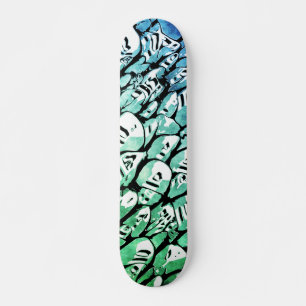 Blau und Grün Skateboard