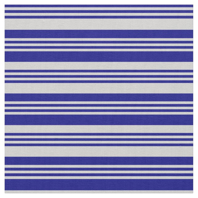 Blau und hellgraue Streifen/Linke Muster Stoff (Nahaufnahme)