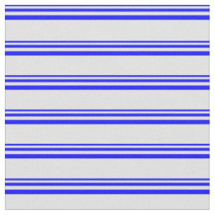Blau- und Lavendelfarben-Linien/Streifen-Muster Stoff