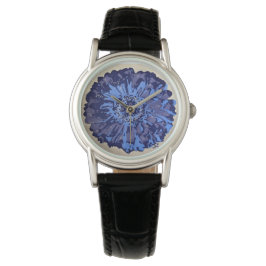 Blau und Lila Armbanduhr