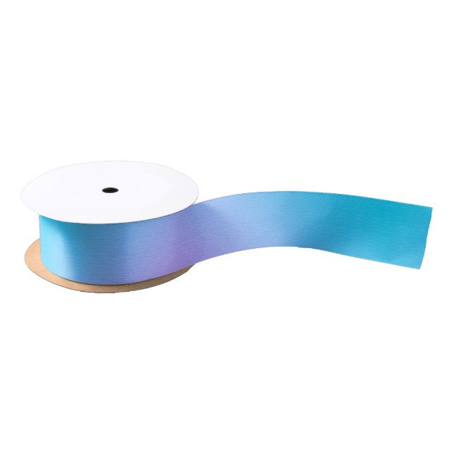 Blau und Lila Satinband (Spule)
