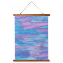 Blau und Lila Swirl Abstrakt