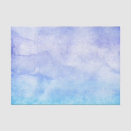 Blau und Lila Wasserfarbe Seidenpapier