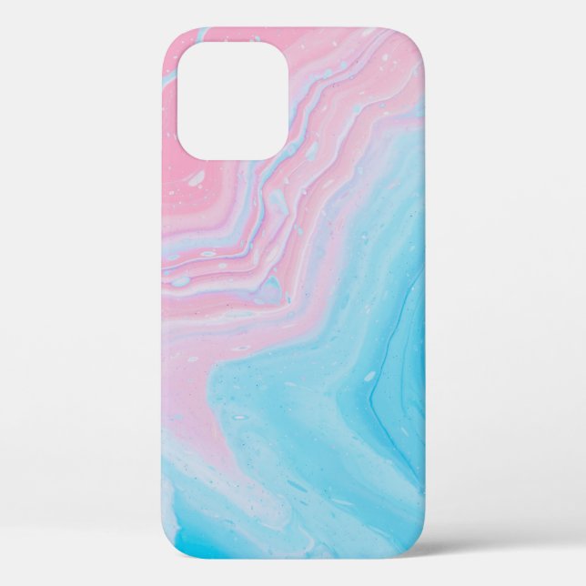 BLAU- UND PINKBILD Case-Mate iPhone HÜLLE (Rückseite)