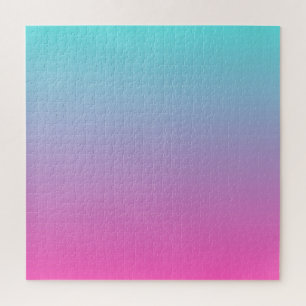 Blau und Rosa mermaid ombre