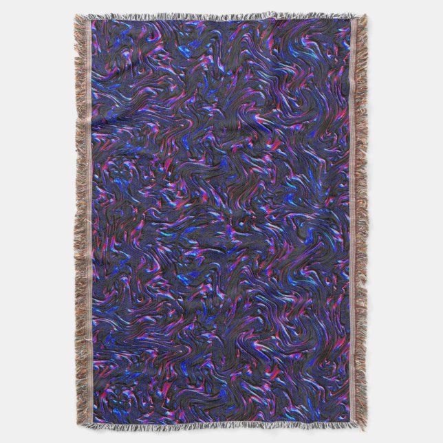 Blau und rosa mit Wandstruktur Decke (Vorderseite Vertikal)