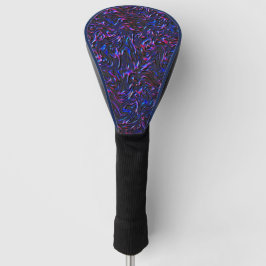 Blau und rosa mit Wandstruktur Golf Headcover