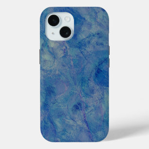 Blau- und rosafarbene Marmor Akrylabstraktion Case-Mate iPhone Hülle