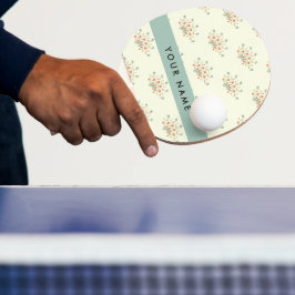Blau und Rot, Blau, Ihr Name Tischtennis Schläger