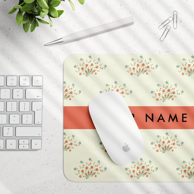 Blau und Rot, Rot, Ihr Name Mousepad (Von Creator hochgeladen)