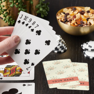 Blau und Rot, Rot, Ihr Name Spielkarten