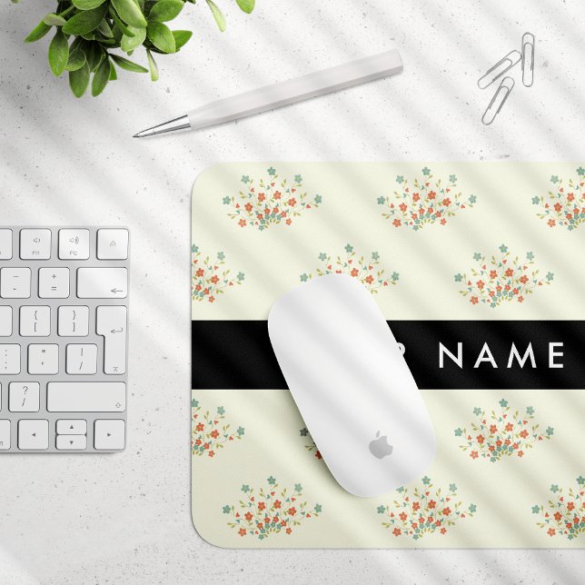 Blau und Rot, Schwarz, Ihr Name Mousepad (Von Creator hochgeladen)