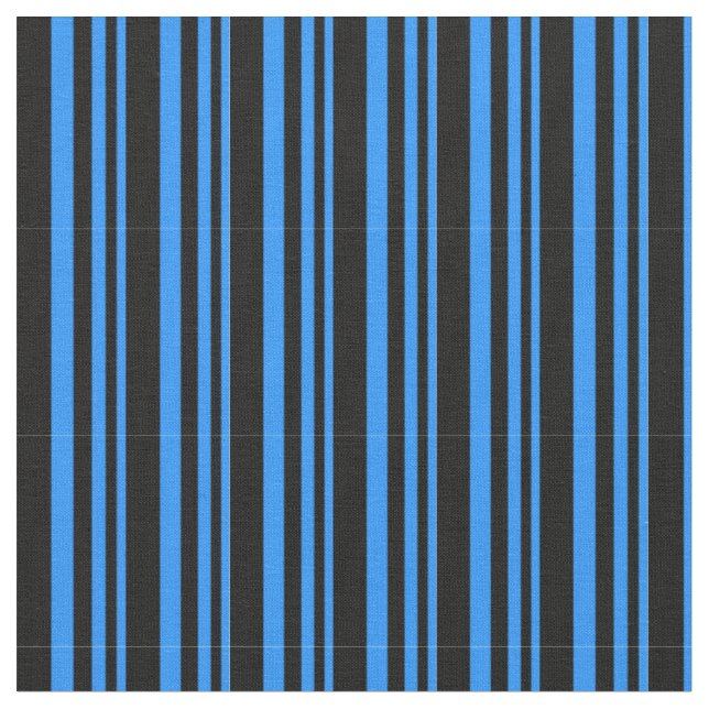 Blau- und Schwarz-Linse/Streifenmuster Stoff (Nahaufnahme)