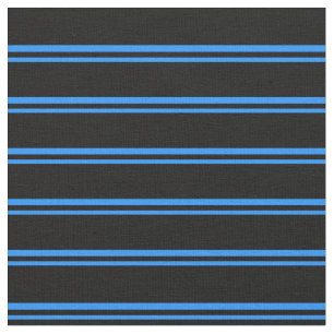 Blau und Schwarz Streifen Muster Stoff