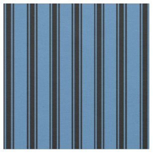 Blau- und Schwarz-Streifen/Seitenmuster Stoff