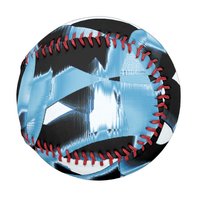 Blau- und schwarze Schrotte oder Klebeband zerstör Baseball (Vorne Rechts)