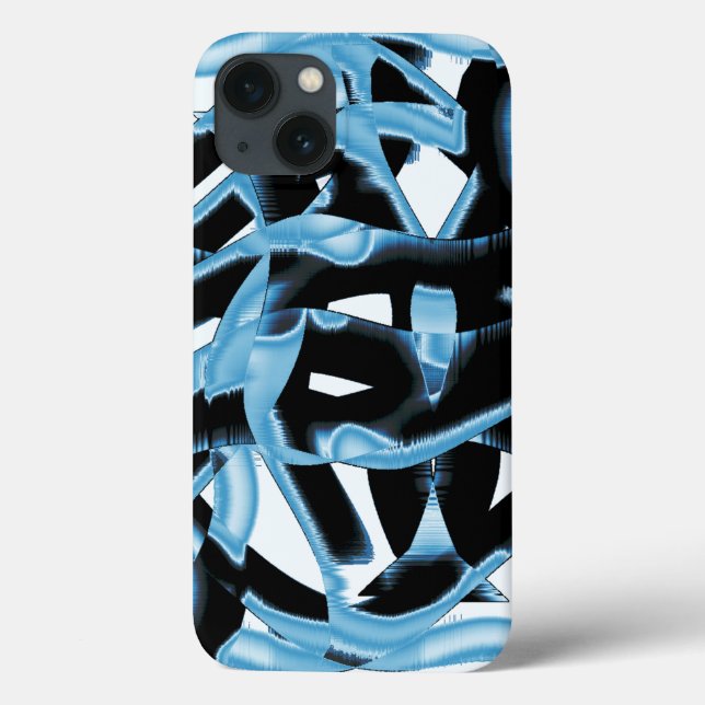 Blau- und schwarze Schrotte oder Klebeband zerstör Case-Mate iPhone Hülle (Rückseite)