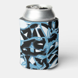 Blau- und schwarze Schrotte oder Klebeband zerstör Dosenkühler