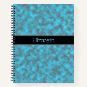 Blau und Schwarze Wolke Notizbuch