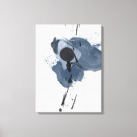 Blau- und Schwarzer Splash II | Blue Black Paint S