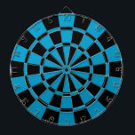 Blau und Schwarzes Dartscheibe<br><div class="desc">Blaue und schwarze Dartscheibe</div>