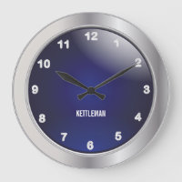 Blau und Silbermetall