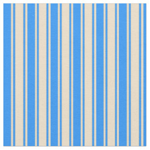Blau- und Tan-Farblinien/Streifen-Muster Stoff