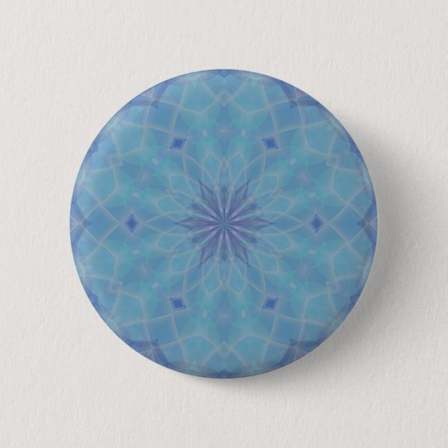 Blau und Türkis Button (Vorderseite)