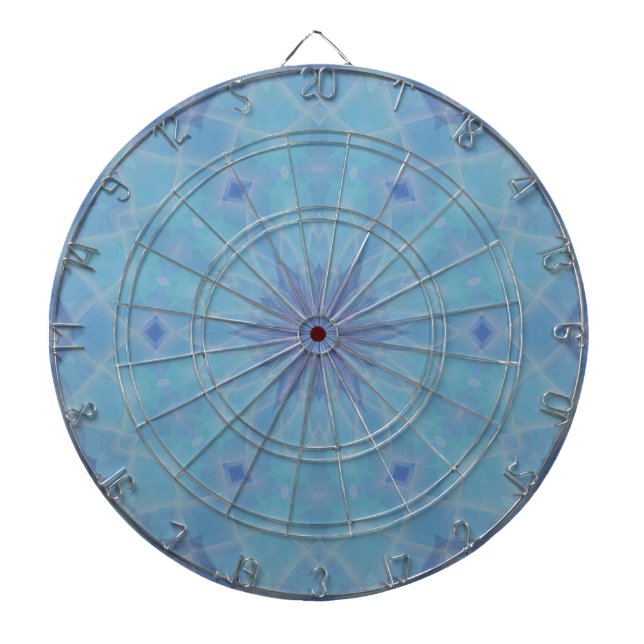Blau und Türkis Dartscheibe (vorne)