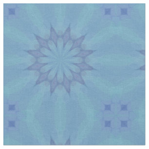Blau und Türkis Muster 3 Stoffe