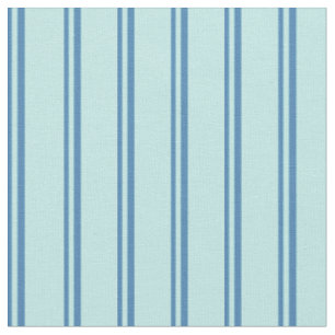 Blau und Türkis Streifen/Muster der Linse Stoff