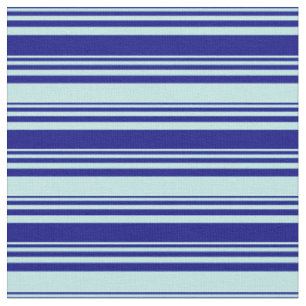 Blau- und Türkisblau, Linse/Streifenmuster Stoff